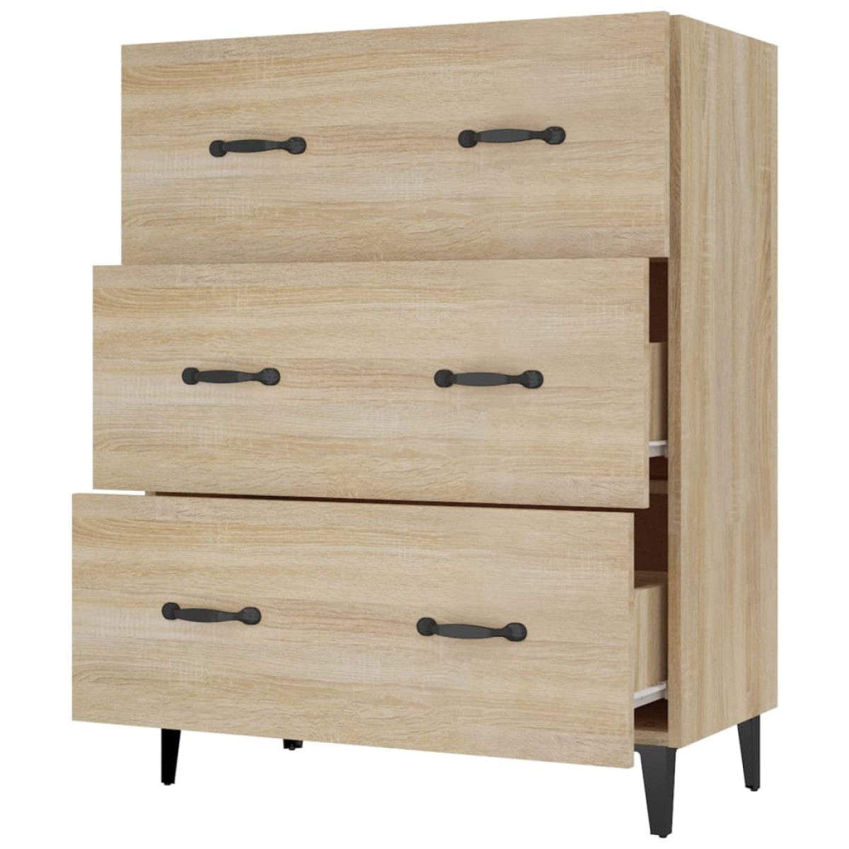 vidaXL Ντουλάπι Sonoma Δρυς 69,5 x 34 x 90 εκ. από Επεξεργασμένο Ξύλο