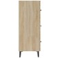 vidaXL Ντουλάπι Sonoma Δρυς 69,5 x 34 x 90 εκ. από Επεξεργασμένο Ξύλο