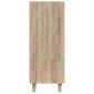 vidaXL Ντουλάπι Sonoma Δρυς 69,5 x 34 x 90 εκ. από Επεξεργασμένο Ξύλο