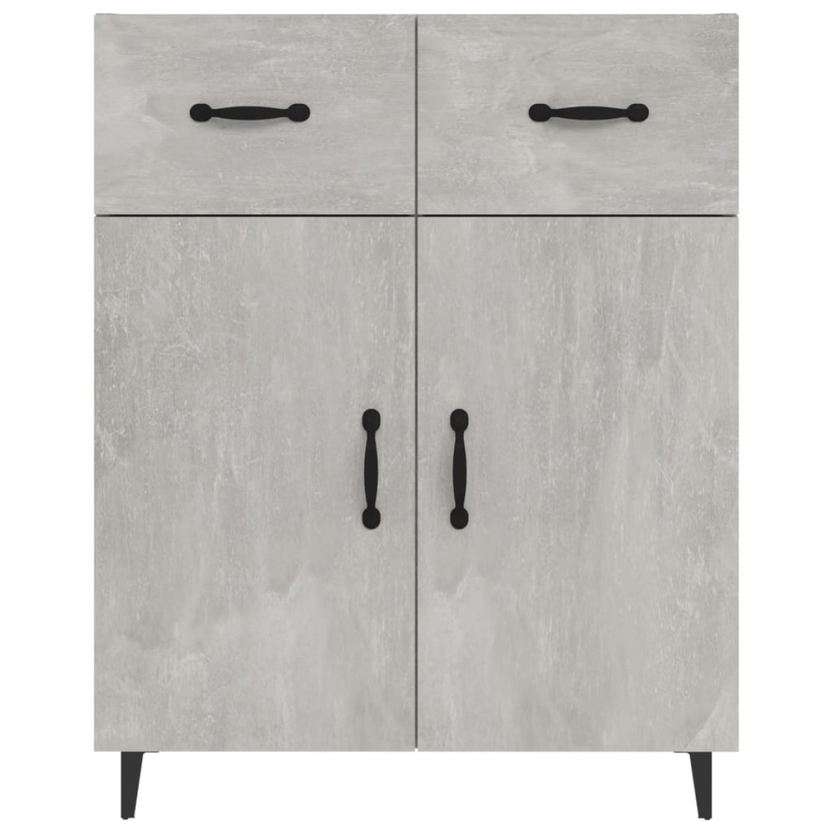 vidaXL Ντουλάπι Γκρι Σκυροδέματος 69,5x34x90 εκ. Επεξεργασμένο Ξύλο