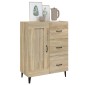 vidaXL Ντουλάπι Sonoma Δρυς 69,5 x 34 x 90 εκ. από Επεξεργασμένο Ξύλο