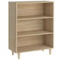 vidaXL Ντουλάπι Sonoma Δρυς 69,5x32,5x90 εκ. από Επεξεργασμένο Ξύλο