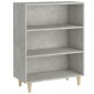 vidaXL Ντουλάπι Γκρι Σκυροδέματος 69,5x32,5x90 εκ. Επεξεργασμένο Ξύλο