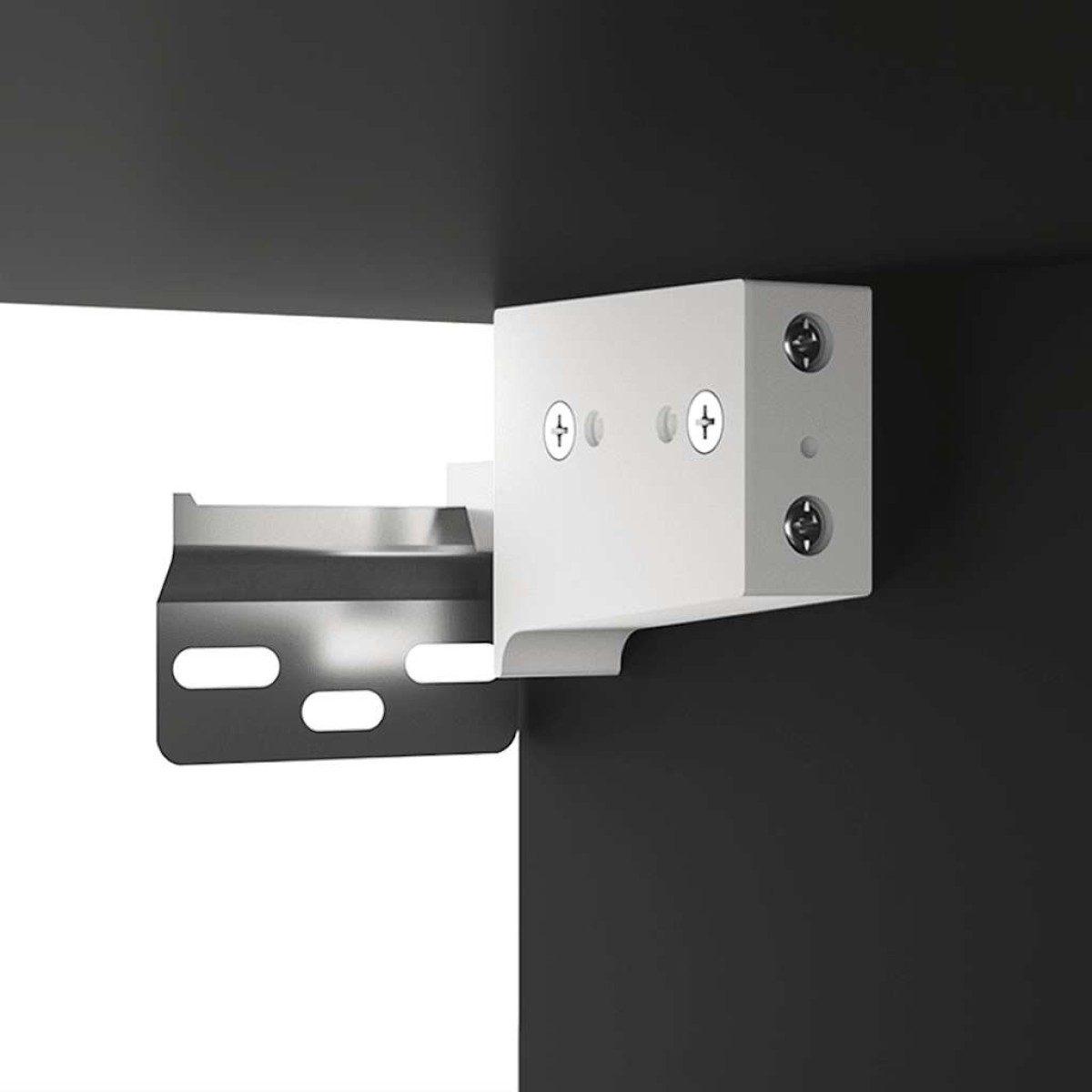 vidaXL Ντουλάπι Τοίχου Κρεμαστό Μαύρο 69,5 x 32,5 x 90 εκ.