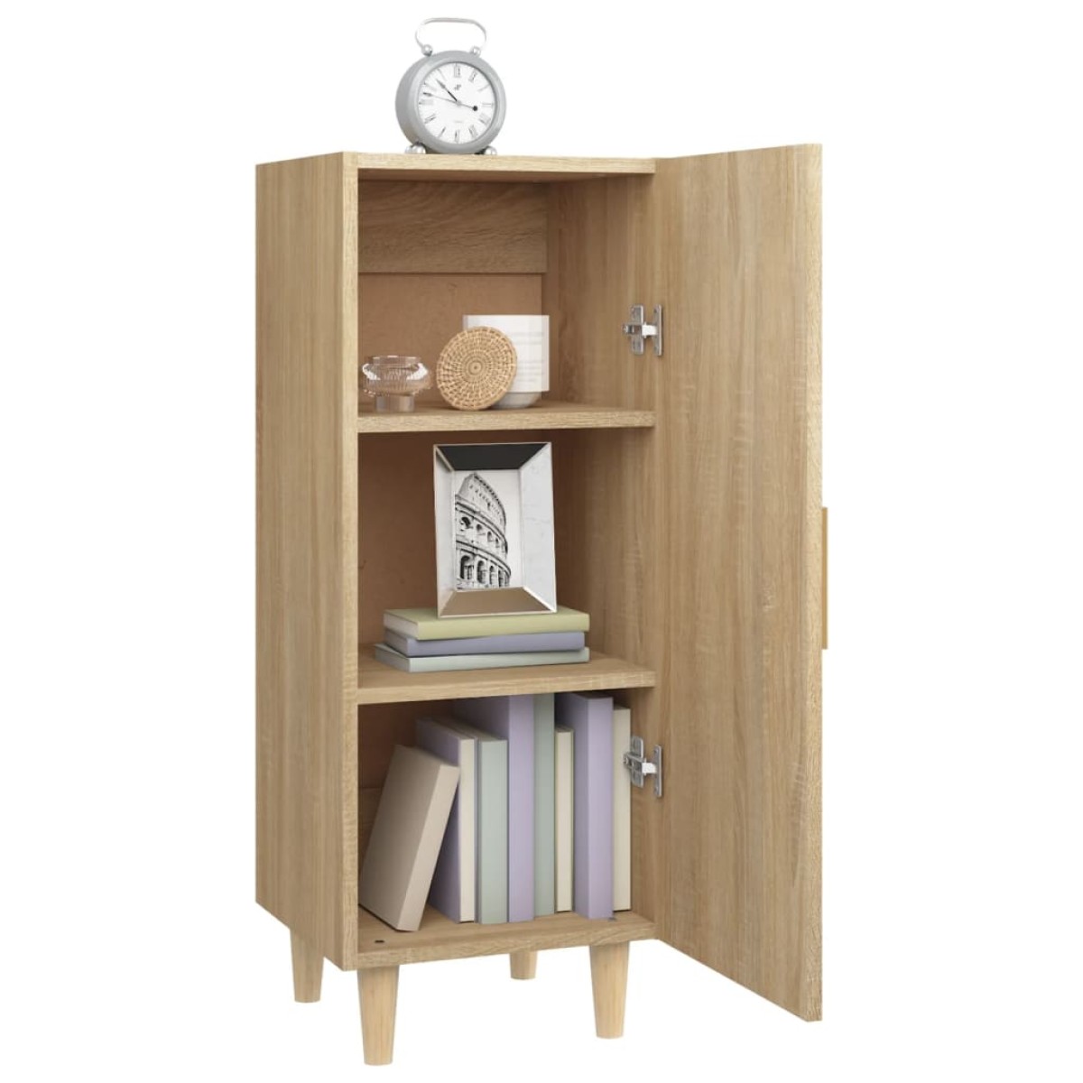 vidaXL Ντουλάπι Sonoma Δρυς 34,5x34x90 εκ. από Επεξεργασμένο Ξύλο