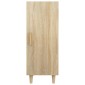 vidaXL Ντουλάπι Sonoma Δρυς 34,5x34x90 εκ. από Επεξεργασμένο Ξύλο