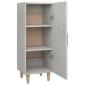 vidaXL Ντουλάπι Γκρι Σκυροδέματος 34,5x34x90 εκ. Επεξεργασμένο Ξύλο