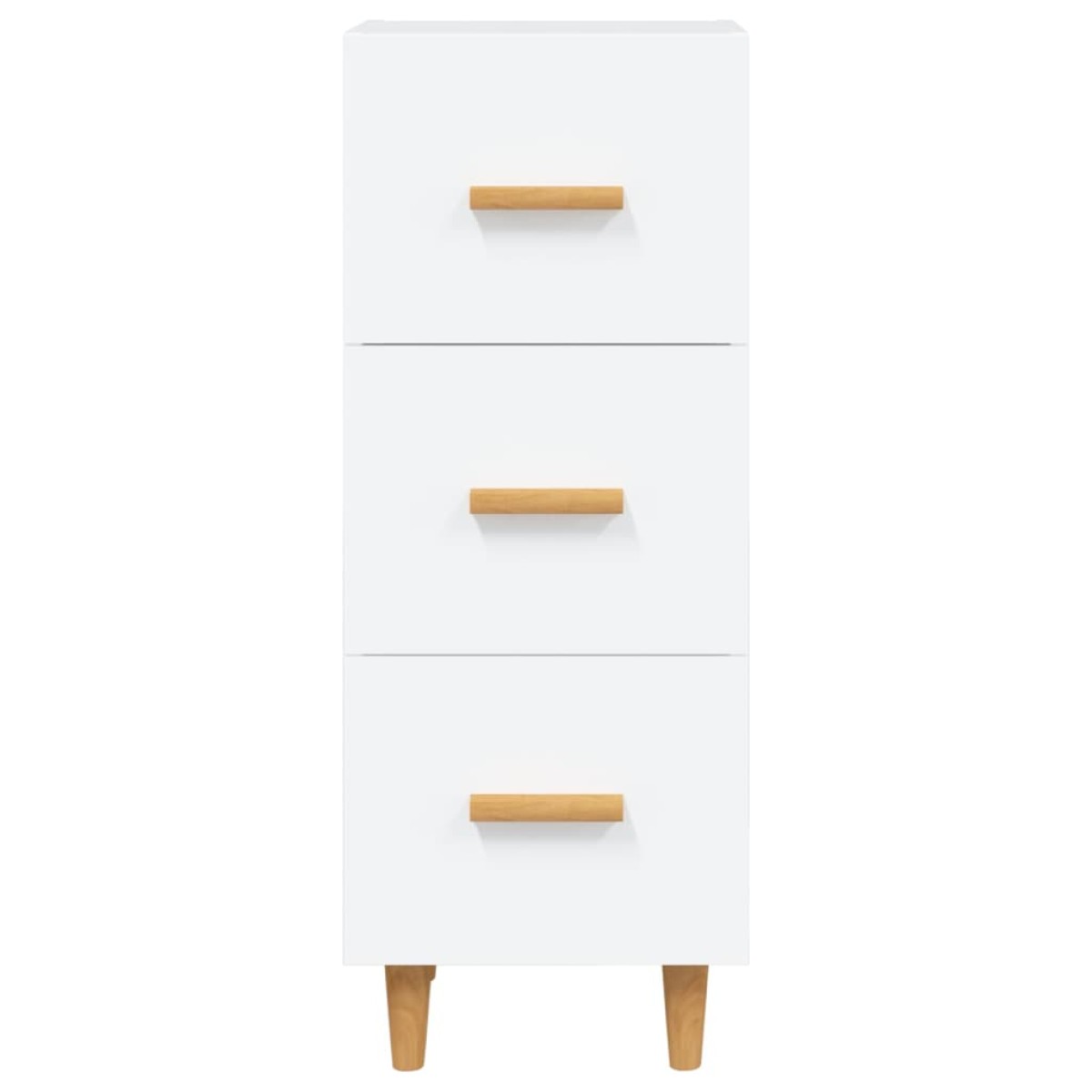 vidaXL Ντουλάπι Λευκό 34,5 x 34 x 90 εκ. από Επεξεργασμένο Ξύλο