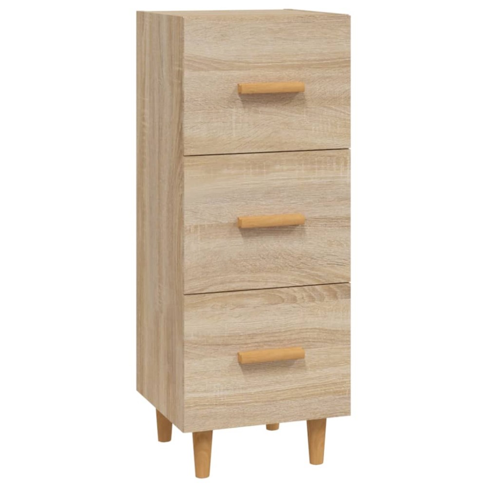 vidaXL Ντουλάπι Sonoma Δρυς 34,5x34x90 εκ. από Επεξεργασμένο Ξύλο