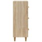 vidaXL Ντουλάπι Sonoma Δρυς 34,5x34x90 εκ. από Επεξεργασμένο Ξύλο