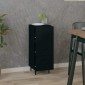 vidaXL Ντουλάπι Μαύρο 34,5 x 34 x 90 εκ. από Επεξεργασμένο Ξύλο