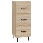 vidaXL Ντουλάπι Sonoma Δρυς 34,5x34x90 εκ. από Επεξεργασμένο Ξύλο