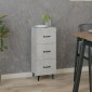 vidaXL Ντουλάπι Γκρι Σκυροδέματος 34,5x34x90 εκ. Επεξεργασμένο Ξύλο