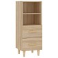 vidaXL Ντουλάπι Sonoma Δρυς 34,5x34x90 εκ. από Επεξεργασμένο Ξύλο