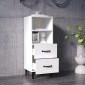 vidaXL Ντουλάπι Λευκό 34,5 x 34 x 90 εκ. από Επεξεργασμένο Ξύλο