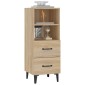 vidaXL Ντουλάπι Sonoma Δρυς 34,5x34x90 εκ. από Επεξεργασμένο Ξύλο