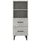 vidaXL Ντουλάπι Γκρι Σκυροδέματος 34,5x34x90 εκ. Επεξεργασμένο Ξύλο