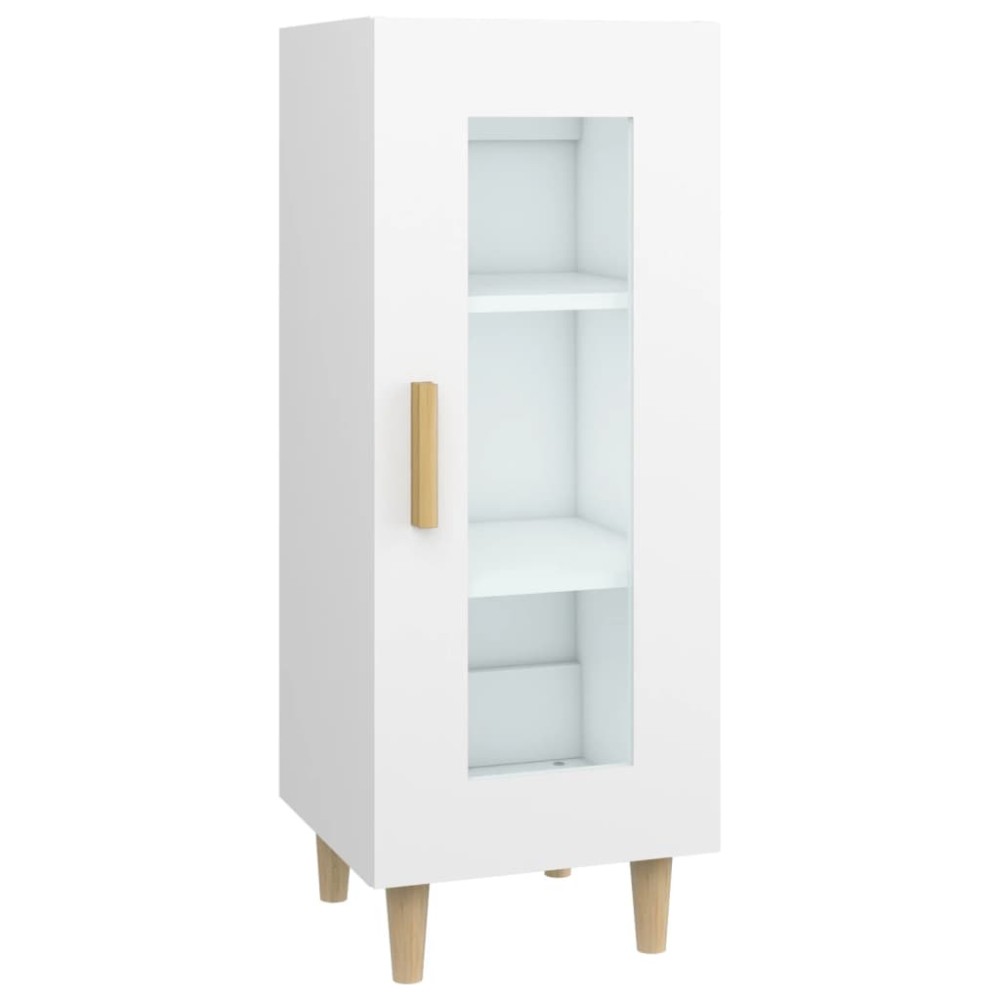 vidaXL Ντουλάπι Λευκό 34,5 x 34 x 90 εκ. από Επεξεργασμένο Ξύλο