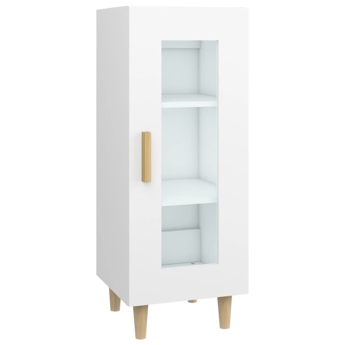 vidaXL Ντουλάπι Λευκό 34,5 x 34 x 90 εκ. από Επεξεργασμένο Ξύλο