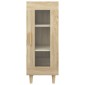 vidaXL Ντουλάπι Sonoma Δρυς 34,5x34x90 εκ. από Επεξεργασμένο Ξύλο