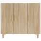 vidaXL Ντουλάπι Sonoma δρυς 90x34x80 εκ. Επεξεργασμένο Ξύλο