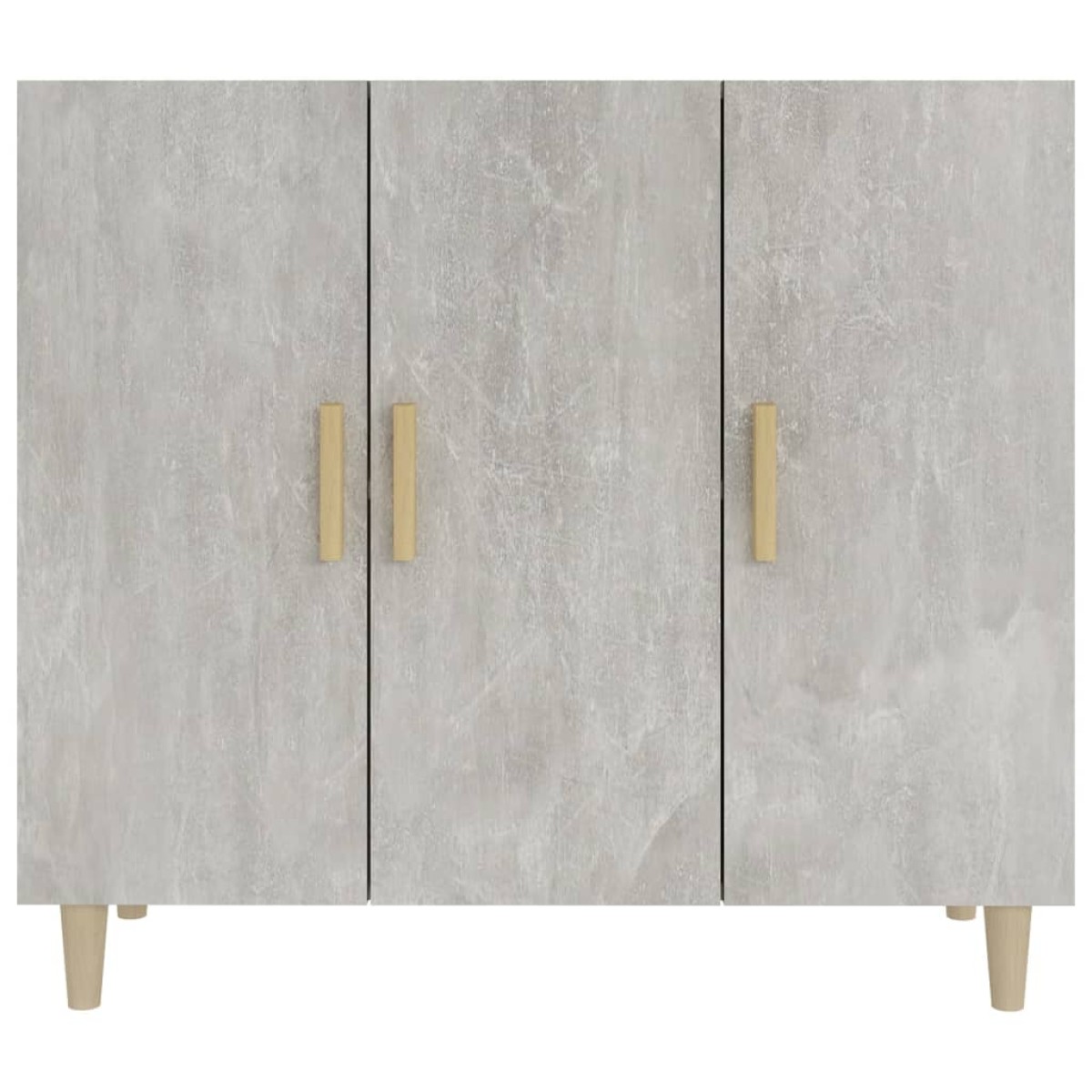 vidaXL Ντουλάπι Γκρι Σκυροδέματος 90x34x80 εκ. Επεξεργασμένο Ξύλο