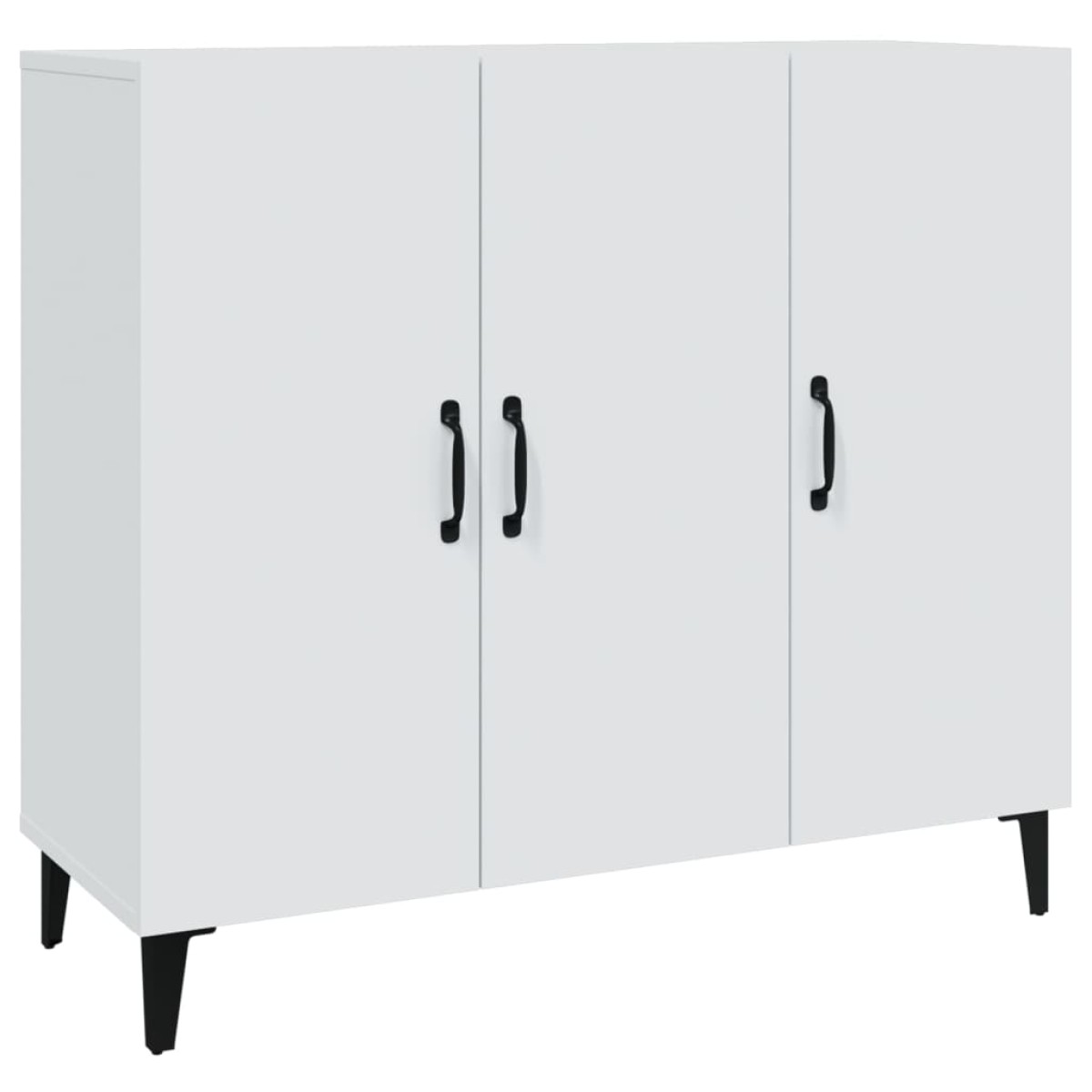 vidaXL Μπουφές Λευκός 90 x 34 x 80 εκ. από Επεξεργασμένο Ξύλο
