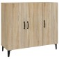 vidaXL Ντουλάπι Sonoma δρυς 90x34x80 εκ. Επεξεργασμένο Ξύλο