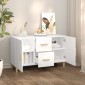 vidaXL Ντουλάπι Λευκό 100 x 36 x60 εκ. Επεξεργασμένο Ξύλο