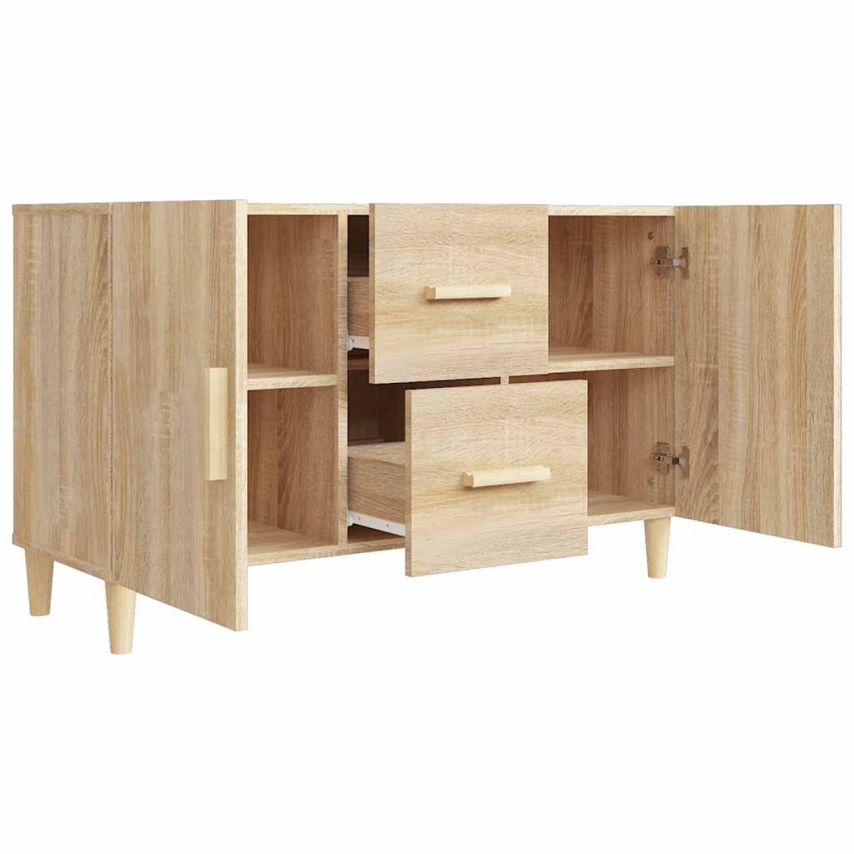 vidaXL Ντουλάπι Sonoma Δρυς 100x36x60 εκ. από Επεξεργασμένο Ξύλο
