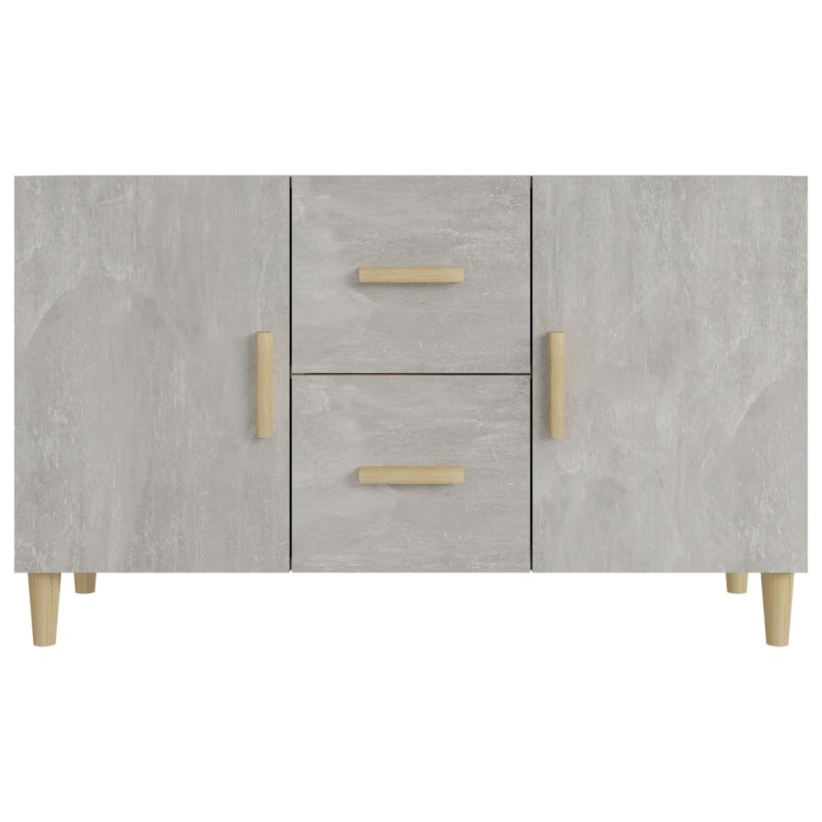 vidaXL Ντουλάπι Γκρι Σκυροδέματος 100 x 36 x 60 εκ. Επεξεργασμένο Ξύλο