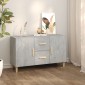 vidaXL Ντουλάπι Γκρι Σκυροδέματος 100 x 36 x 60 εκ. Επεξεργασμένο Ξύλο