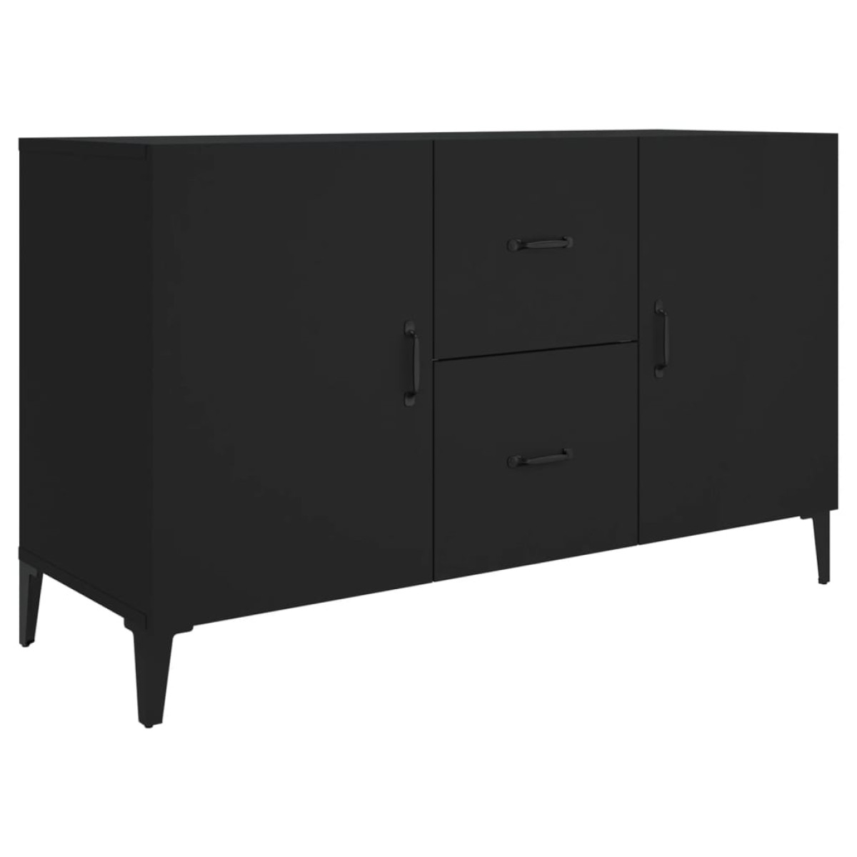 vidaXL Ντουλάπι Μαύρο 100x36x60 εκ. από Επεξεργασμένο Ξύλο