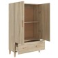 vidaXL Ντουλάπα Sonoma Δρυς 70 x 31 x 115 εκ. από Επεξεργασμένο Ξύλο