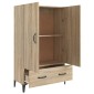vidaXL Ντουλάπα Sonoma Δρυς 70 x 31 x 115 εκ. από Επεξεργασμένο Ξύλο