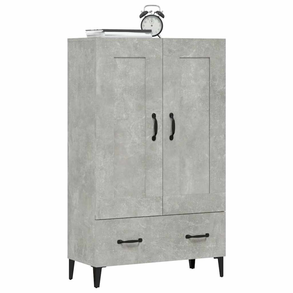 vidaXL Ντουλάπι Γκρι Σκυροδέματος 70x31x115 εκ. από Επεξεργασμένο Ξύλο