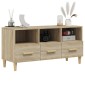 vidaXL Έπιπλο Τηλεόρασης Sonoma Δρυς 102 x 36 x 50 εκ. Επεξεργ. Ξύλο