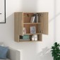vidaXL Ντουλάπι Τοίχου Sonoma Δρυς 60x31x70 εκ. Επεξεργασμένο Ξύλο