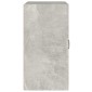 vidaXL Ντουλάπι Τοίχου Γκρι Σκυρ. 60x31x60 εκ. Επεξεργασμένο Ξύλο