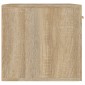 vidaXL Ντουλάπι Τοίχου Sonoma Δρυς 60x36,5x35 εκ. Επεξεργασμένο Ξύλο