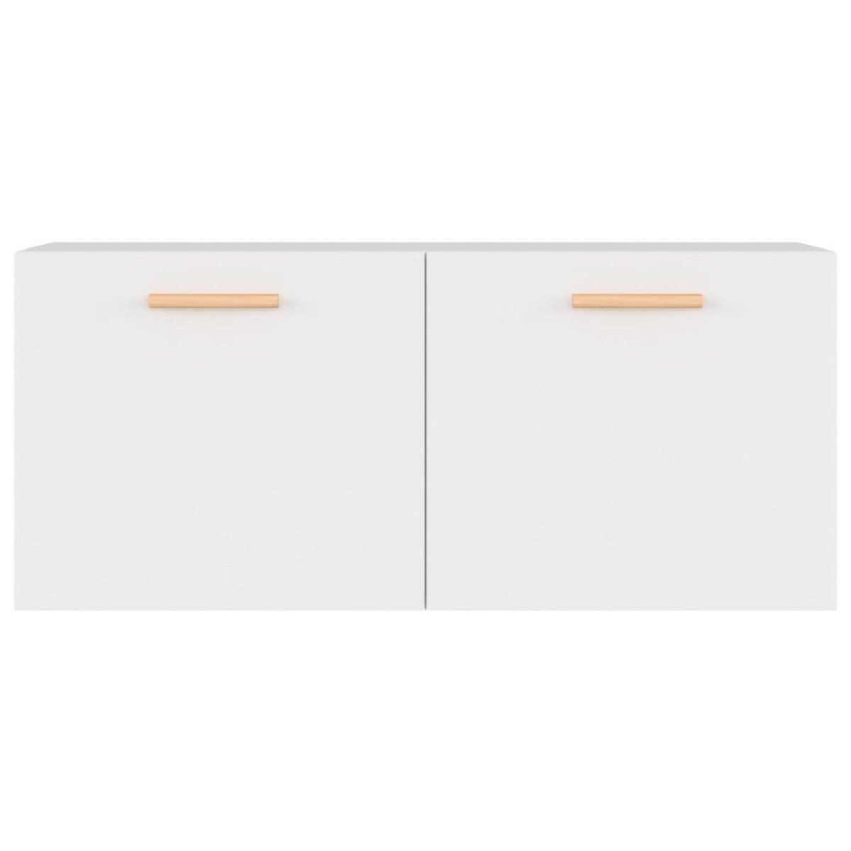 vidaXL Ντουλάπι Τοίχου άσπρο 80 x 35 x 36,5 εκ. Επεξεργασμένο Ξύλο
