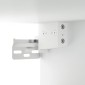 vidaXL Ντουλάπι Τοίχου άσπρο 80 x 35 x 36,5 εκ. Επεξεργασμένο Ξύλο