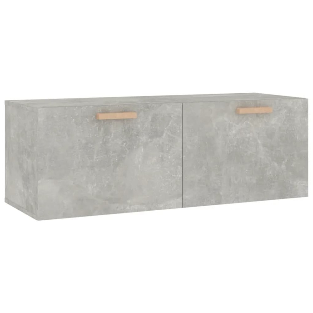 vidaXL Ντουλάπι Τοίχου Γκρι Σκυρ. 100x36,5x35 εκ. Επεξεργασμένο Ξύλο