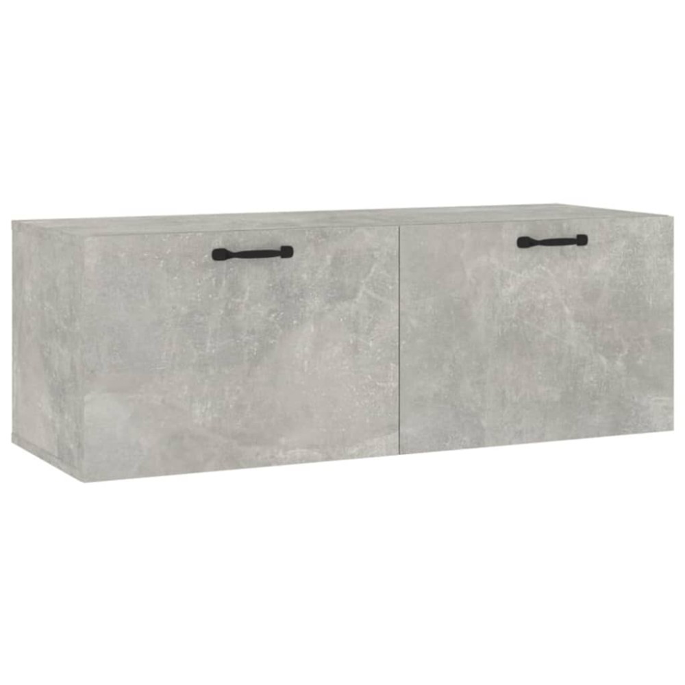 vidaXL Ντουλάπι Τοίχου Γκρι Σκυρ. 100x36,5x35 εκ. Επεξεργασμένο Ξύλο