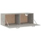 vidaXL Ντουλάπι Τοίχου Γκρι Σκυρ. 100x36,5x35 εκ. Επεξεργασμένο Ξύλο