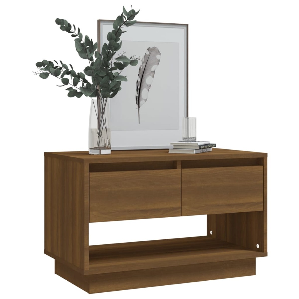 vidaXL Έπιπλο Τηλεόρασης Καφέ Δρυς 70 x 41 x 44 εκ. από Μοριοσανίδα
