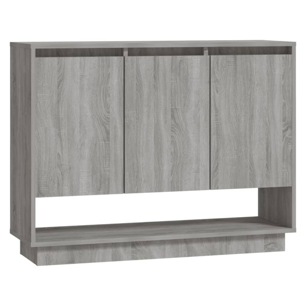 vidaXL Ντουλάπι Γκρι Sonoma 97x31x75 εκ. από Επεξεργασμένο Ξύλο