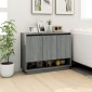 vidaXL Μπουφές Γκρι Sonoma 97 x 31 x 75 εκ. από Μοριοσανίδα