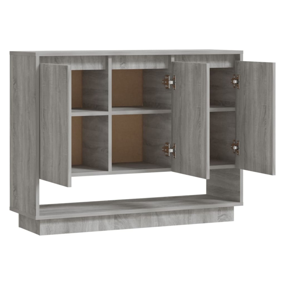vidaXL Μπουφές Γκρι Sonoma 97 x 31 x 75 εκ. από Μοριοσανίδα