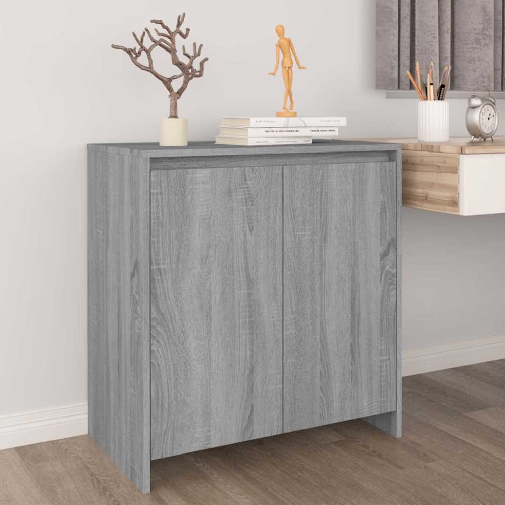 vidaXL Μπουφές Γκρι Sonoma 70x41x75 εκ. από Επεξεργασμένο Ξύλο